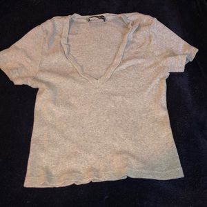 Brandy Melville grey shirt